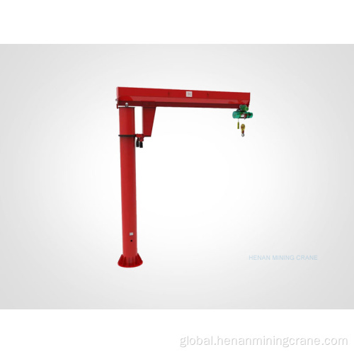 Chain Trolley Pillar Jib Crane pedestal fixed swing pillar jib crane Supplier